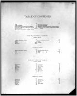 Table of Contents, Marion and Monongalia Counties 1886